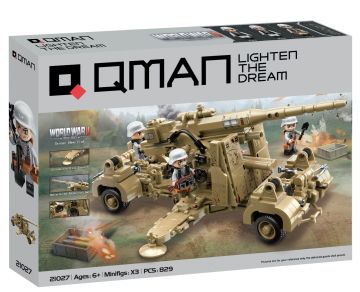 Конструктор Германско оръдие 88mm FlaK Qman Q21027
