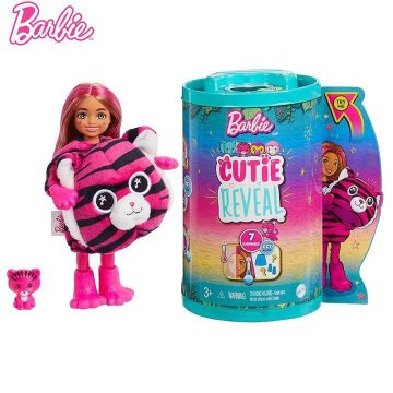 Кукла Челси супер изненада Тигърче Barbie Color Cutie Reveal HKR15