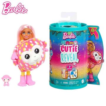 Кукла Челси супер изненада Маймунка Barbie Color Cutie Reveal HKR14