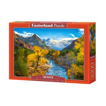 Пъзел Есен в Национален парк Зион,САЩ 3000 части Castorland 300624