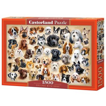 Пъзел Колаж с кучета 1500 части Castorland / 151943