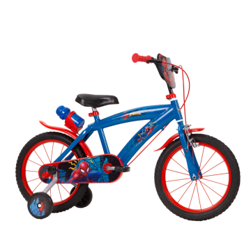 Детски велосипед с помощни колела Spiderman Huffy 16&quot;