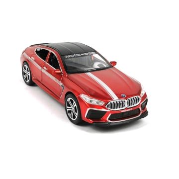 Метална кола BMW M8 1:32 червен