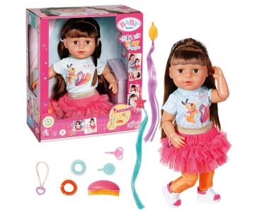 Кукла BABY born Sister Play &amp; Style брюнетка 43см Zapf Creation 833025