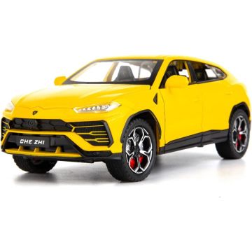 Метален автомобил Lamborghini Urus SUV със звук и светлини 1/24 ЖЪЛТ