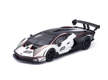 Метална кола Lamborghini Essenza SCV12 Bburago 1:24 бял