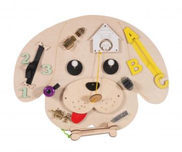 Образователна дървена дъска Монтесори DOG