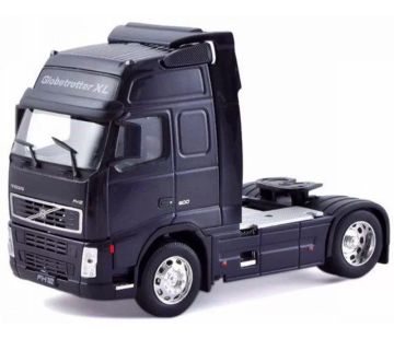 Метален камион влекач Volvo FH WELLY 1/32 тъмно син