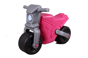 Детски балансиращ Мотор Спорт розов