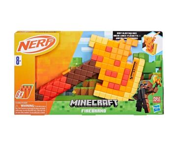 Нърф Nerf Minecraft Firebrand Dart Blasting Axe Hasbro F8953 