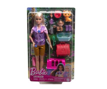 Кукла Barbie Комплект Барби с животни Mattel HRG50 