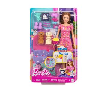 Кукла Barbie Комплект пижамено парти за кученцето на Барби Mattel HXN01