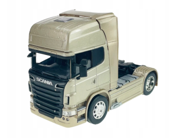 Метален камион влекач Scania V8 R730 Welly 1/32