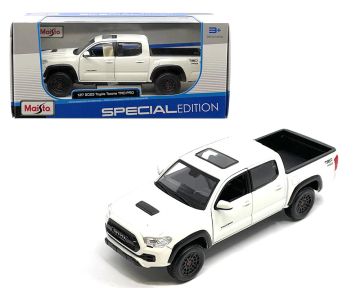 Метален джип пикап Toyota Tacoma TRD Pro 2021 - 1:24 Maisto 32910 бяла