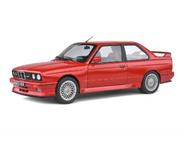 Метален автомобил BMW E30 M3 RED 1986 SOLIDO 1:18 - 1801502