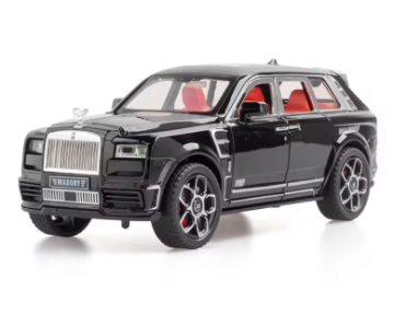 Метален джип Rolls Royce Cullinar Mansory със звук и светлини 1/24 черен