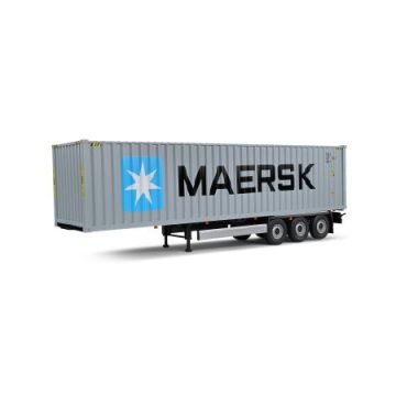 Ремарке за камион CONTAINER TRAILER MAERSK GREY SOLIDO 1:24 - 2400505