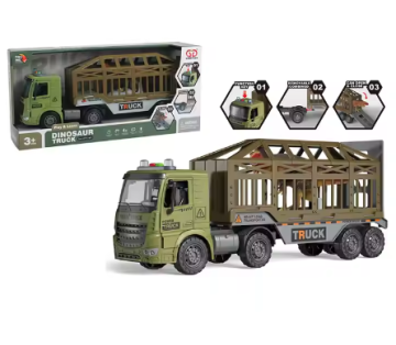 Камион с ремарке за динозаври