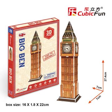 Пъзел 3D Миниатюрна Big Ben CubicFun S3015h 