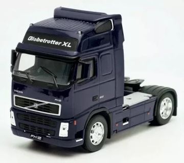 Метален камион влекач Volvo FH12 WELLY 1/32 тъмно син