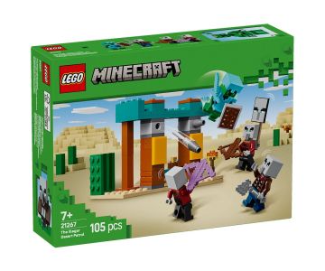 Конструктор LEGO Minecraft 21267 Пустинният патрул на злобарите