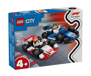 Конструктор LEGO City 60464 Състезателни коли F1 Williams Racing и Haas F1