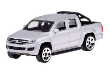Метална кола пикап Volkswagen Amarok MSZ 82205 сив 1:64 