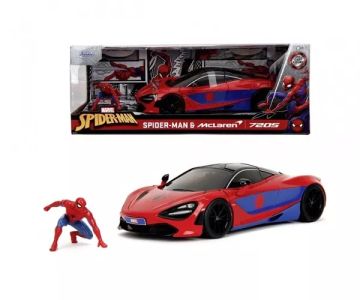 Метална кола McLaren 720S Marvel Spider-Man Jada 253225034 - 1:24 