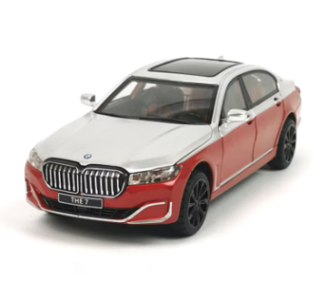 Метален автомобил BMW 7 Series със звук и светлини 1/24 