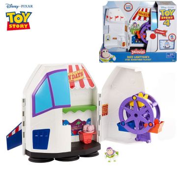 Toy Story Ракетата на Баз Светлинна година Star Adventurer Playset с мини фигурка Disney GCY87