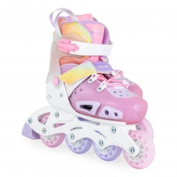 Детски регулируеми кънки Byox Dizzy розово M (34-38)