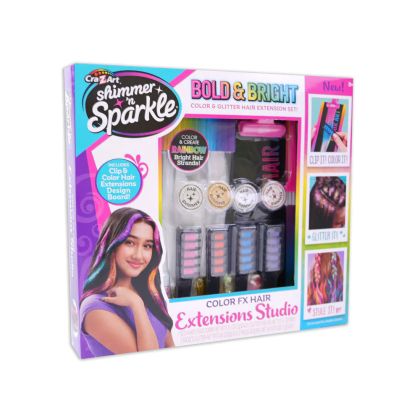 CraZArt цветни прически с удължители за коса 65594
