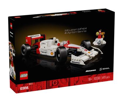 Конструктор LEGO Icons 10330 McLaren MP4/4 и Айртон Сена