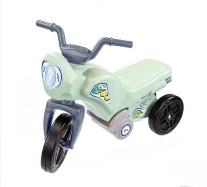 Детски балансиращ мотор Mochtoys 10199 зелен пастел