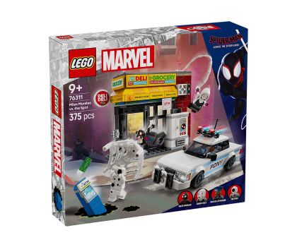 Конструктор LEGO Marvel 76311 Спайди вселената Майлс Моралес срещу Петното