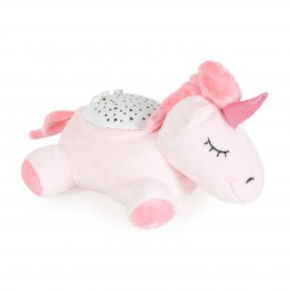 Плюшена нощна лампа с проектор Poppy