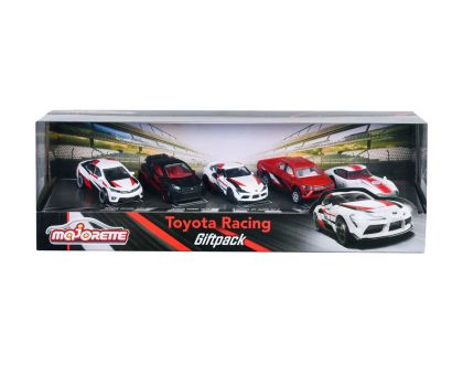 Комплект 5 метални колички Toyota Racing Majorette 212053189 