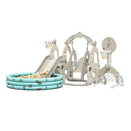 Люлка с пързалка 7в1 Playground Moni Garden 