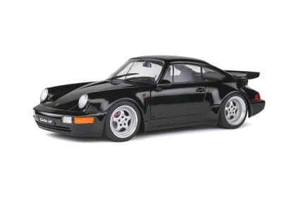 Метален автомобил Porsche 911 Turbo 3.6 Black 1993 SOLIDO 1:18 - 1803404 
