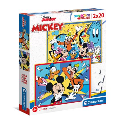 Детски пъзел Disney Mickey Mouse 2x20ч.CLEMENTONI 24791