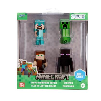Комплект от 4 фигурки Minecraft Nano JADA 253262004