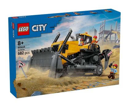 Конструктор LEGO City 60466 Жълт булдозер