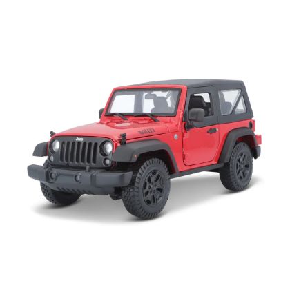 Метален джип Jeep Wrangler Maisto 1:18 - 31676 червен