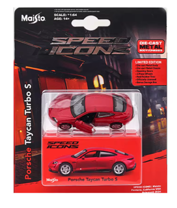 Метална кола Porsche Taycan Turbo S MAISTO 1:64  