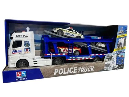 Полицейски автовоз с коли Police