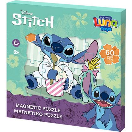 Детски пъзел магнитен Лило и Стич Luna toys 797020