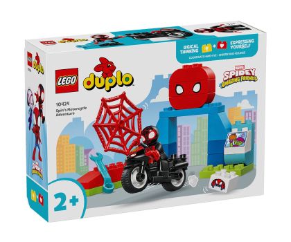 Конструктор LEGO DUPLO 10424 Marvel Spidey Приключение с мотоциклет