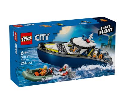 Конструктор LEGO City 60456 Преследване с полицейски катер