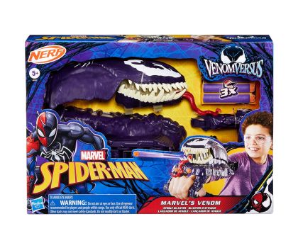 Нърф Nerf Спайдърмен Веном срещу Веном Страйк Бластер Hasbro G0730 