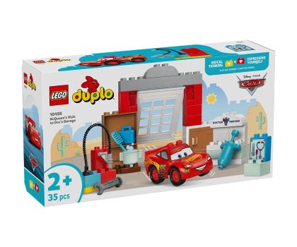 Конструктор LEGO DUPLO Disney 10456 Посещението на Маккуин в гаража на Док